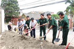 Khởi công xây dựng nhà đồng đội